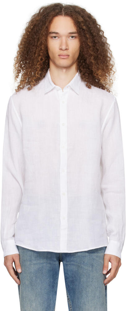 Sunspel White Buttoned Shirt Cover