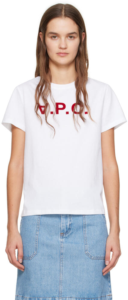 A.P.C. White VPC T-Shirt Cover