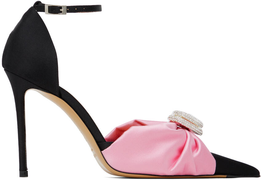 MACH & MACH Black & Pink Double Heart 110 Heels Cover