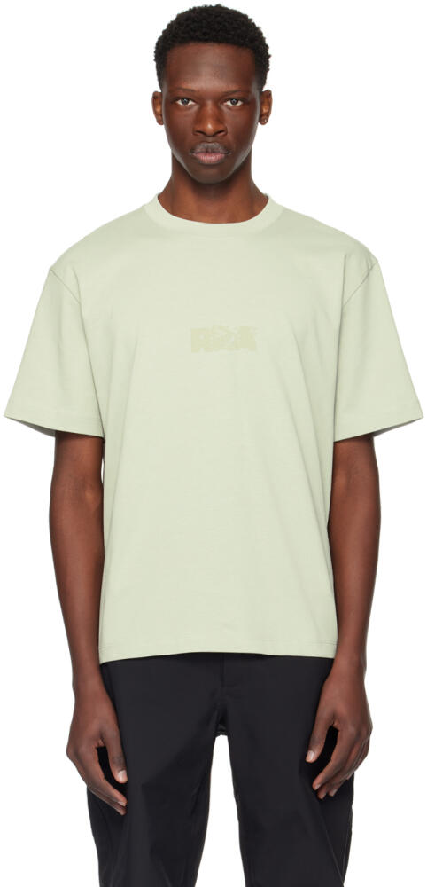 ROA Gray Printed T-Shirt Cover