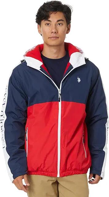 U.S. POLO ASSN. USPA Fleece Lined Jacket (Classic Navy) Men's Jacket Cover