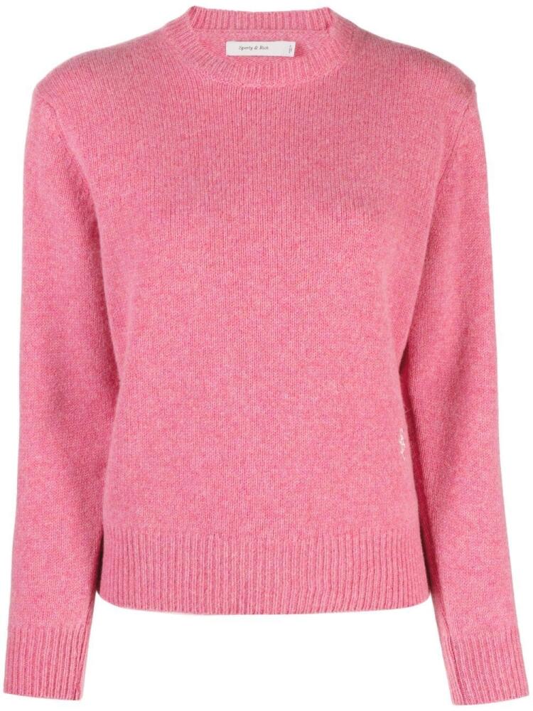 Sporty & Rich crew-neck jumper - Pink Cover