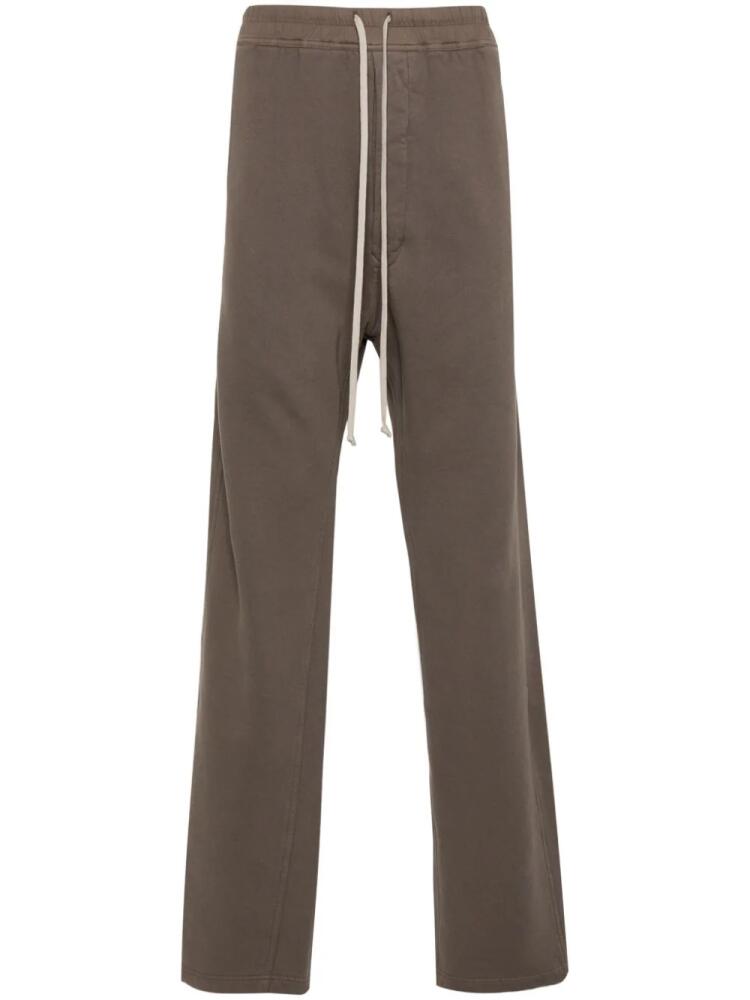 Rick Owens DRKSHDW Pusher high-waist straight leg trousers - Brown Cover