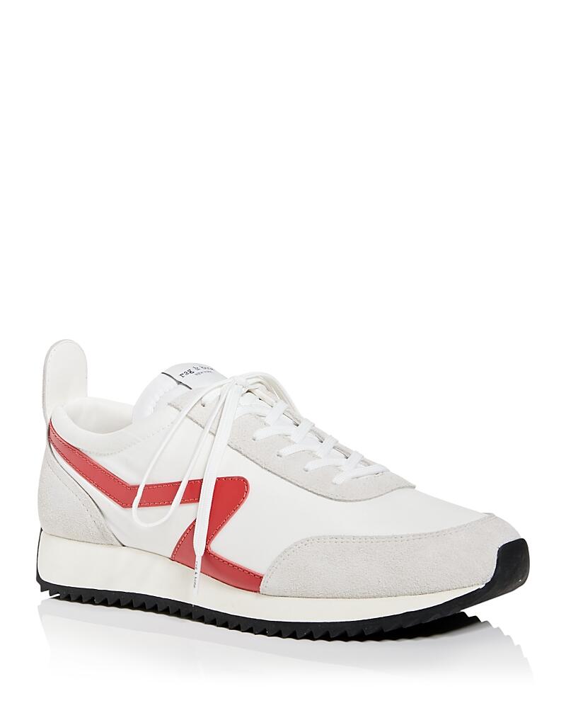 rag & bone Men's Retro Runner Lace Up Sneakers Cover