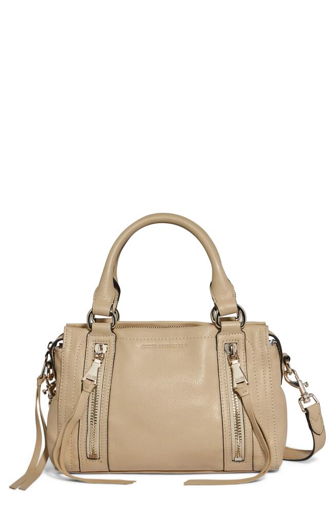 Aimee Kestenberg Mini Zip Me Up Leather Satchel in Camel Cover