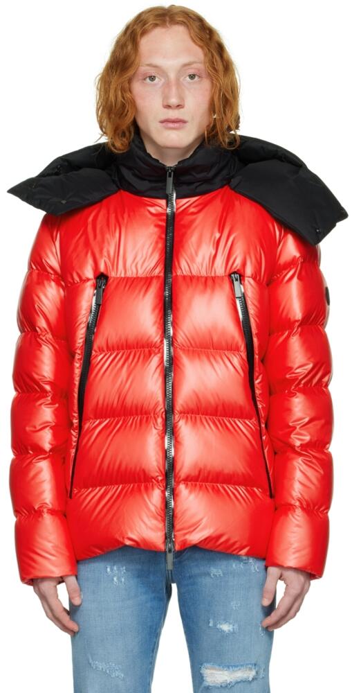 Moncler Red Zubair Down Jacket Cover