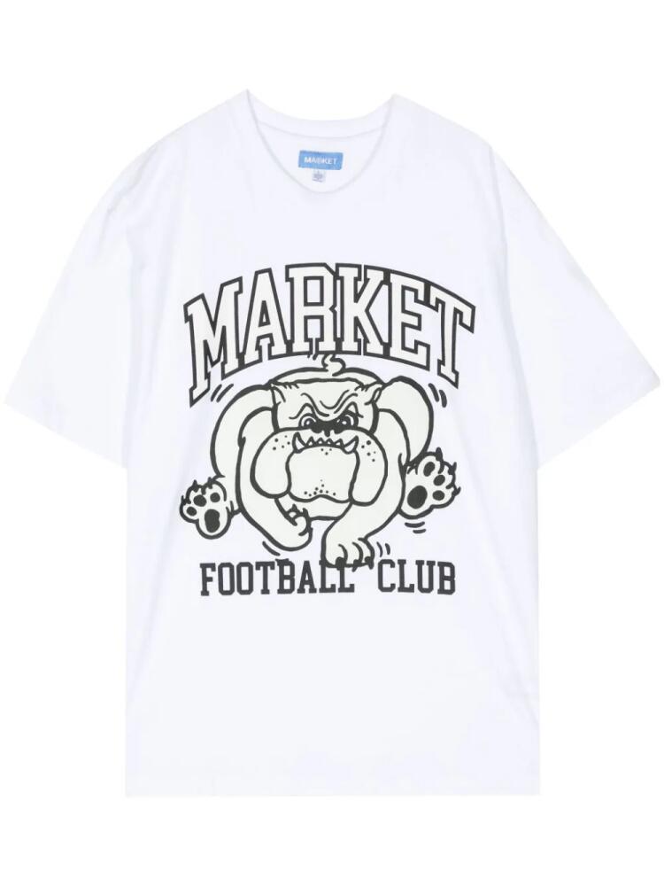 MARKET Offensive Line UV cotton T-shirt - White Cover