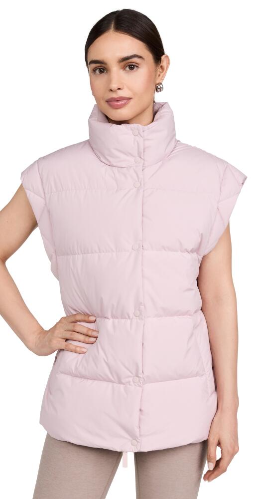 Sweaty Betty Nimbus Puffer Gilet Vest Pirouette Pink Cover