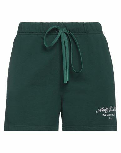 Autry Woman Shorts & Bermuda Shorts Dark green Cotton Cover