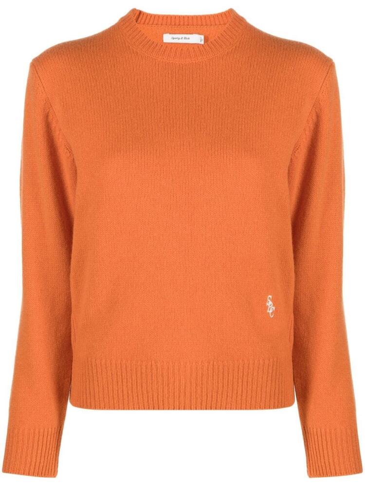 Sporty & Rich crew-neck jumper - Orange Cover