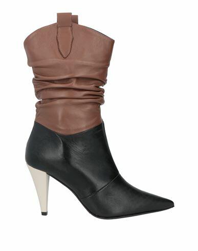 Marc Ellis Woman Ankle boots Brown Leather Cover