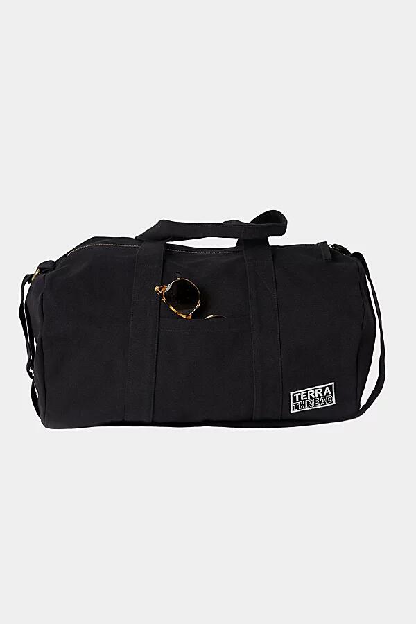 Terra Thread Organic Cotton Canvas Gym Bag in Black Cover