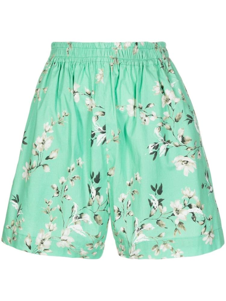 Bambah Josephine floral shorts - Green Cover