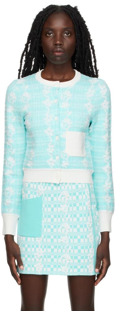 PH5 Blue Stevie Eco Floral Stitch Cardigan Cover