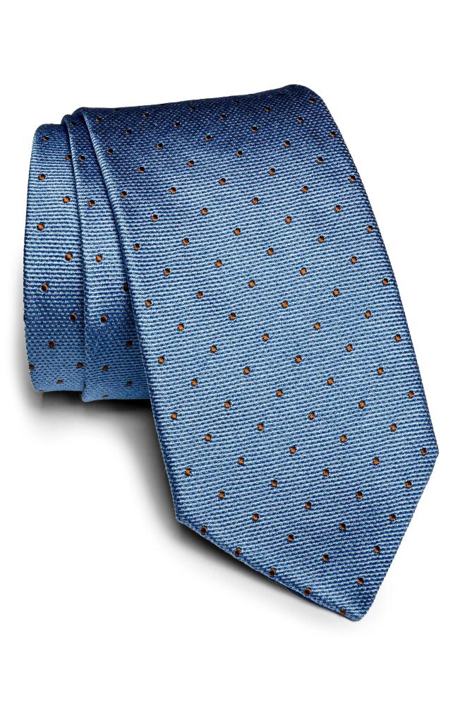 Jack Victor Metcalfe Neat Dot Silk Tie in Blue Cover