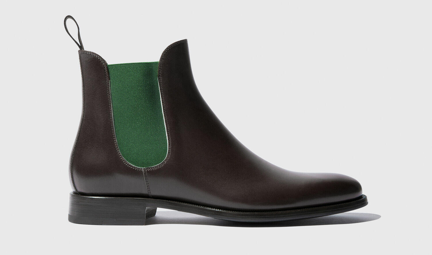 Scarosso Chelsea Boots Giancarlo Marrone Calf Leather Cover