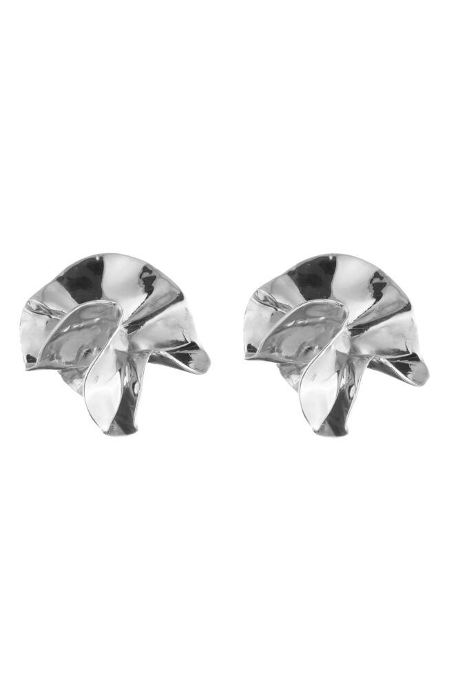 Sterling King Delphinium Stud Earrings in Sterling Silver Cover