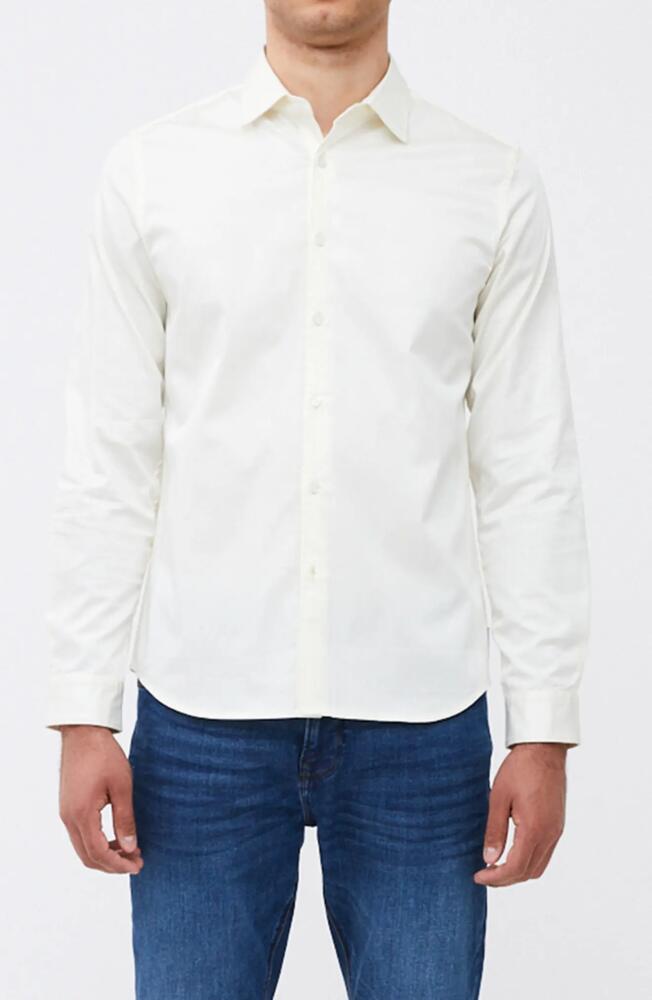 French Connection Poplin Button-Up Shirt in White Cover