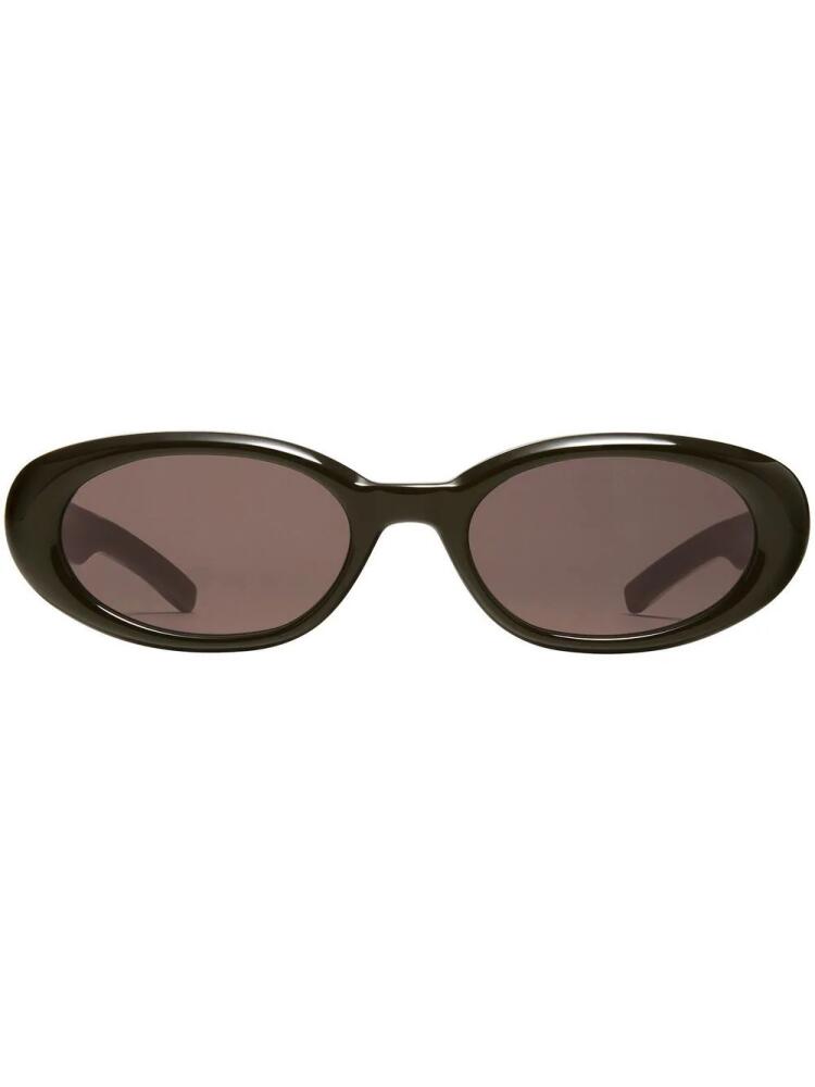 Gentle Monster oval-frame sunglasses - Brown Cover