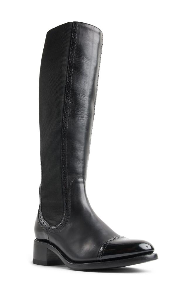 The Office of Angela Scott Ms. Brigitte Leather Boot in Black Cover