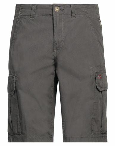 Napapijri Man Shorts & Bermuda Shorts Lead Cotton Cover