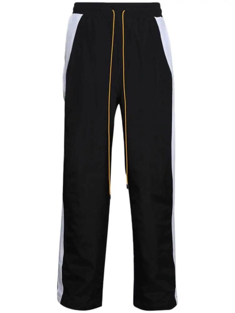 RHUDE colour-block track pants - Black Cover