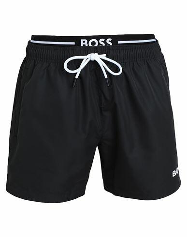 Boss Man Swim trunks Black Recycled polyester Cover