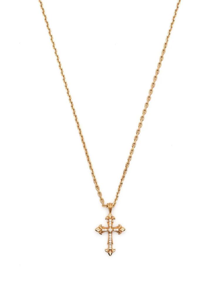 Emanuele Bicocchi Fleury cross-pendant necklace - Gold Cover