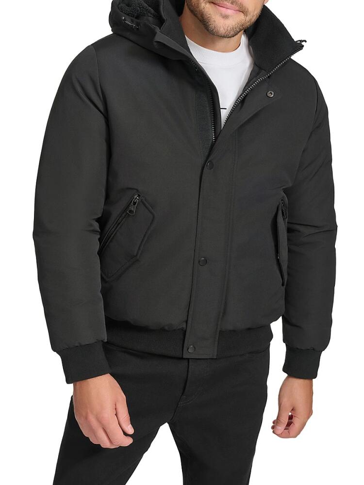 Calvin Klein Men's Arctic Faille Parka Bomber - Black Cover