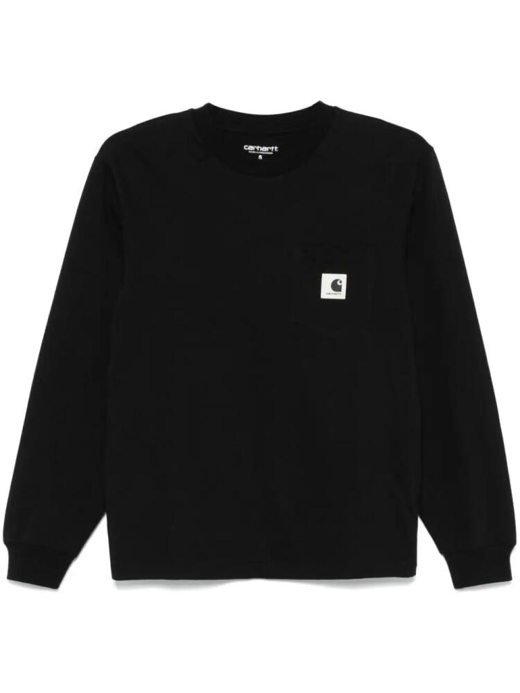 Carhartt WIP patch-pocket T-shirt - Black Cover