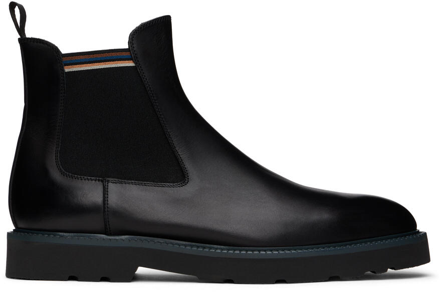 Paul Smith Black Argo Chelsea Boots Cover