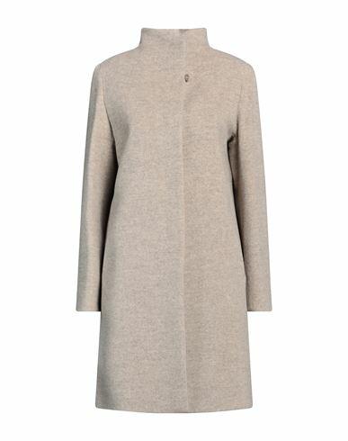 Cinzia Rocca Woman Coat Beige Wool, Polyamide, Cashmere Cover