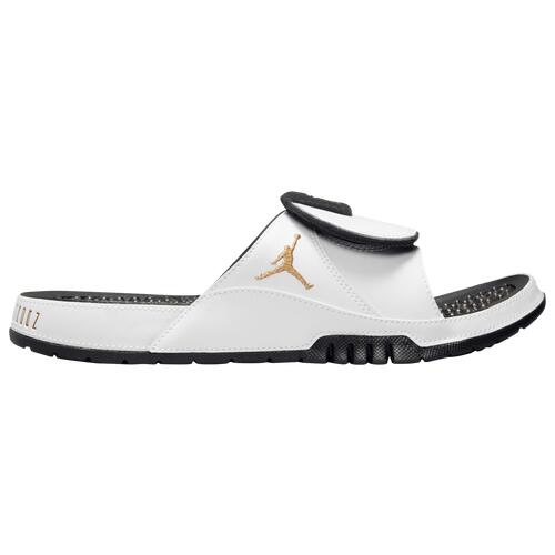 Jordan Mens Jordan Hydro XI - Mens Shoes White/Black/Gold 09.0 Cover