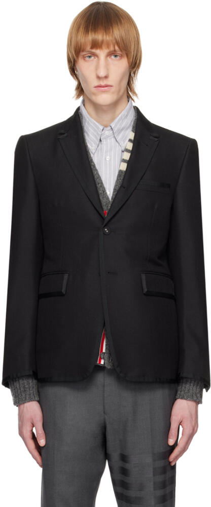 Thom Browne Black Single-Breasted Blazer Cover