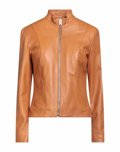 Masterpelle Woman Jacket Tan Soft Leather Cover