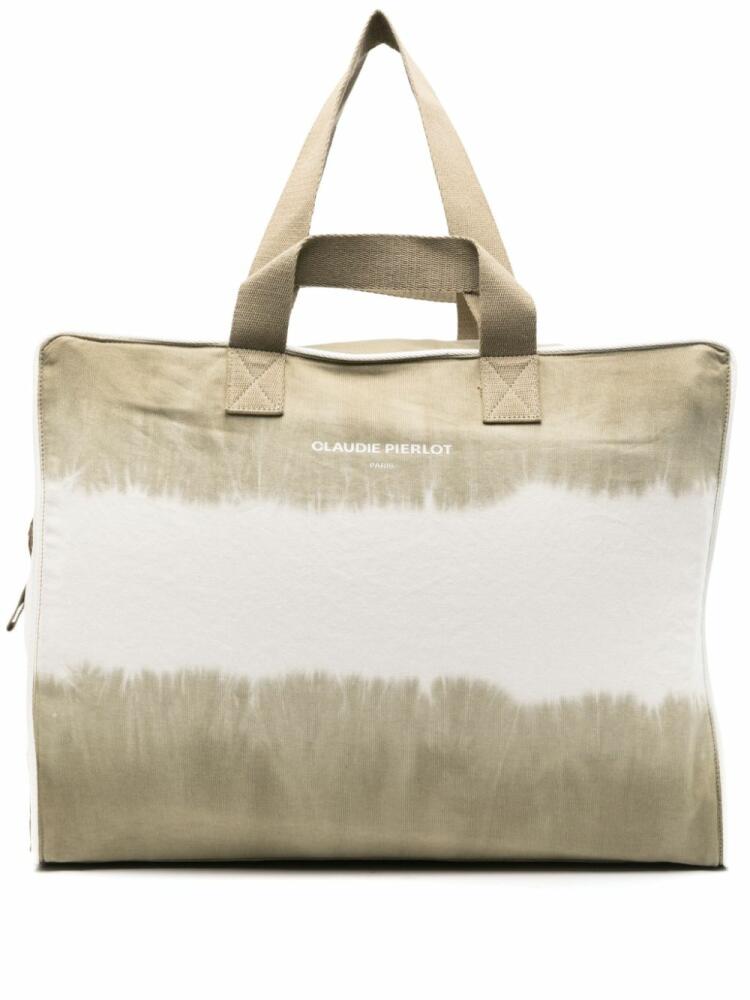 Claudie Pierlot tie-dye tote bag - Green Cover