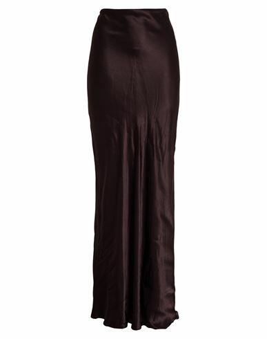 Ann Demeulemeester Woman Maxi skirt Dark brown Viscose Cover