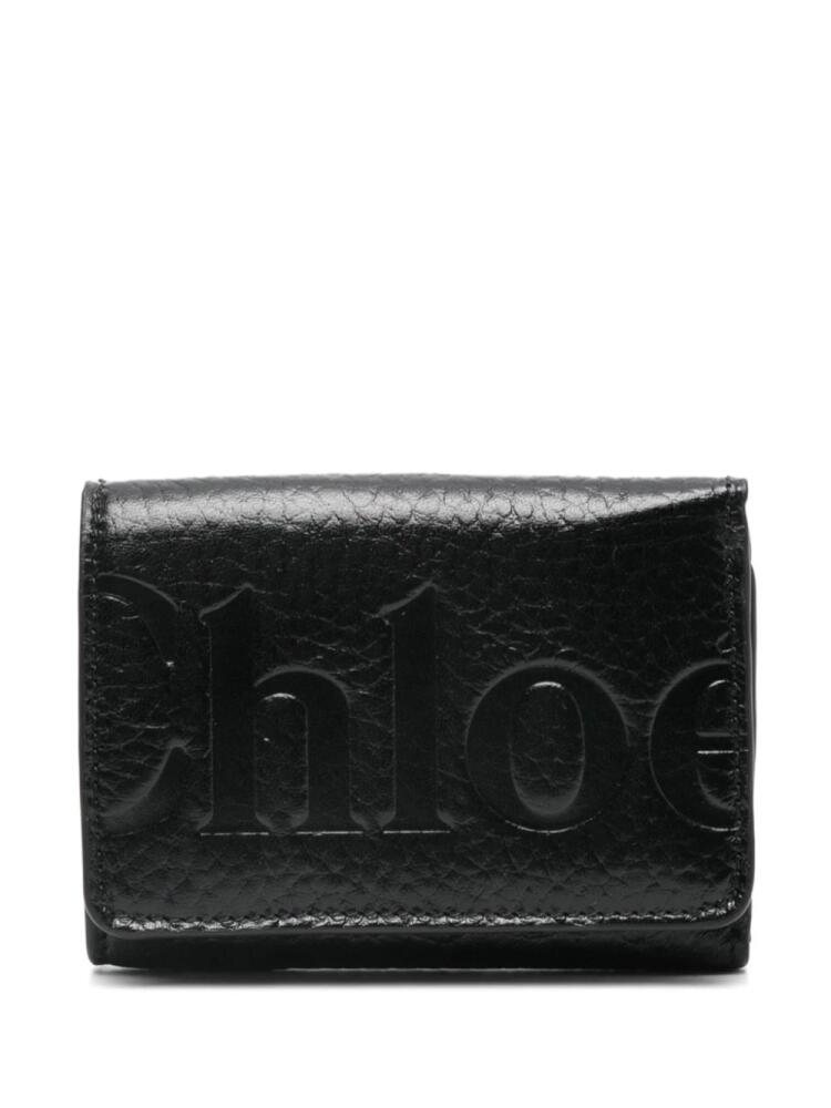 Chloé mini tri-fold wallet - Black Cover