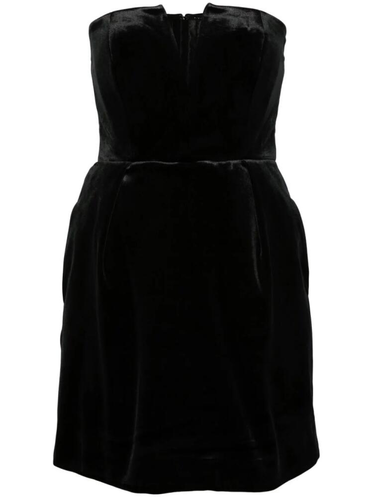 Roland Mouret velvet mini dress - Black Cover