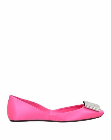 Roger Vivier Woman Ballet flats Fuchsia Textile fibers Cover