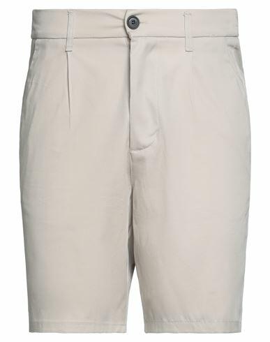 Imperial Man Shorts & Bermuda Shorts Beige Cotton, Elastane Cover