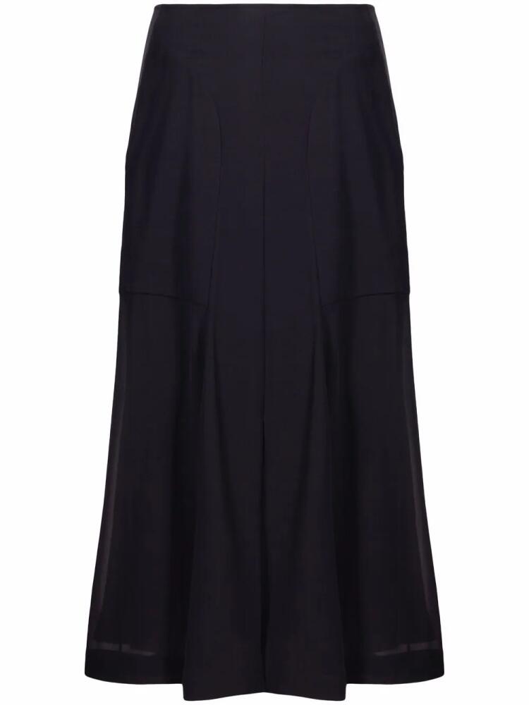 Ferragamo high-waisted midi skirt - Black Cover