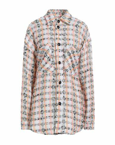 Faith Connexion Woman Shirt Mandarin Acrylic, Cotton, Polyester, Polyamide, Linen Cover