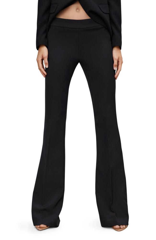 MANGO Flare Suit Pants in Black Cover