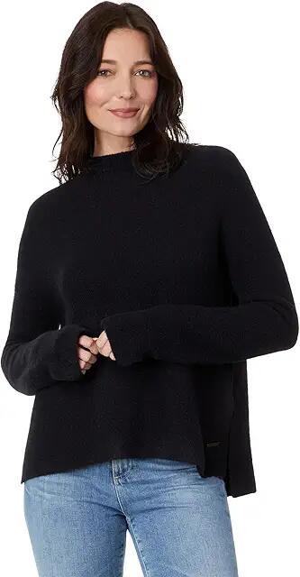 Carve Designs Olivia Plush Sweater (Black) Women's Sweater Cover