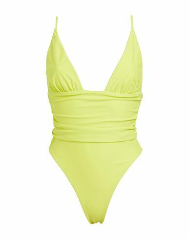 Amen Woman One-piece swimsuit Acid green Lycra Cover