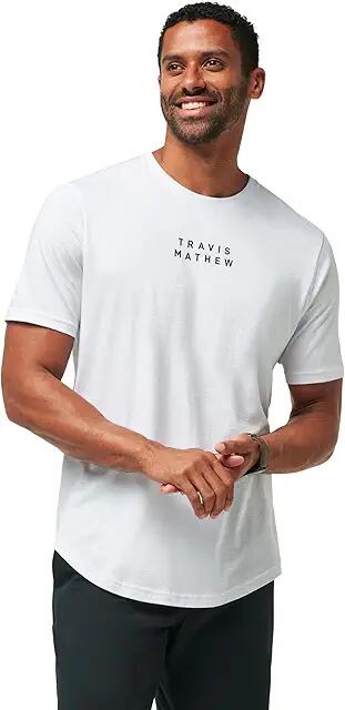 TravisMathew Tm Scoop Tee (White) Men's T Shirt Cover