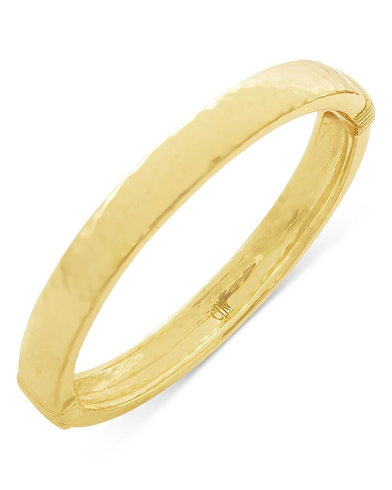 Capucine De Wulf Cleopatra Hinged Bangle Bracelet in 18K Gold Plated Cover