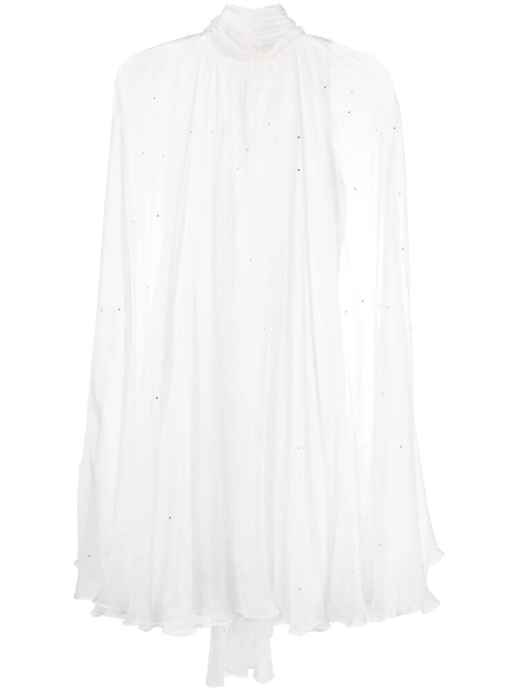 MANURI Ama crystal-embellished dress - White Cover