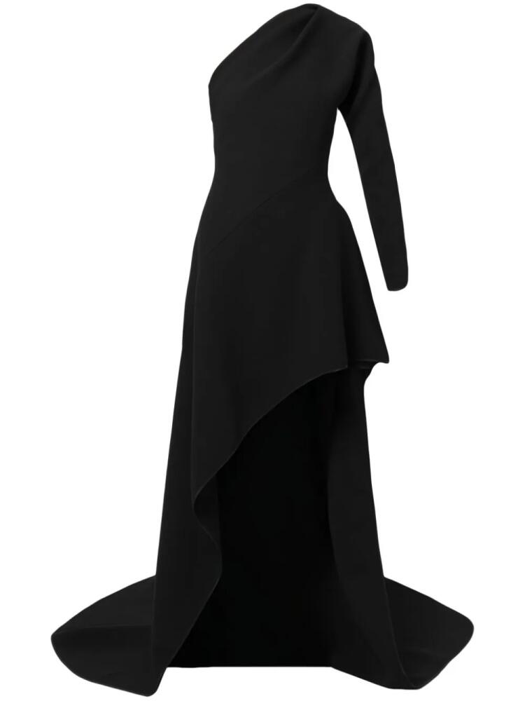 Maticevski one-shoulder high-low hem gown - Black Cover